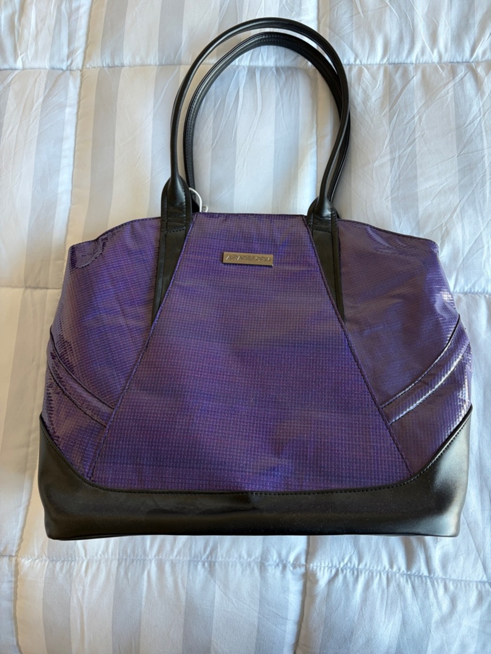 Rareform Mini Tessa Tote, dark purple NWT